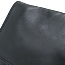 シャネル CHANEL ロゴ サコッシュ ブラック レザー ショルダーバッグ 黒