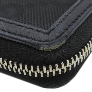 グッチ GUCCI オフ ザ グリッド ジップアラウンドウォレット 625576 ブラック ナイロン レザー 長財布 シルバー金具 黒 ラウンドファスナー