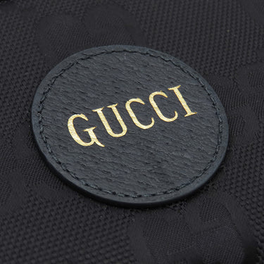 グッチ GUCCI オフ ザ グリッド ジップアラウンドウォレット 625576 ブラック ナイロン レザー 長財布 シルバー金具 黒 ラウンドファスナー