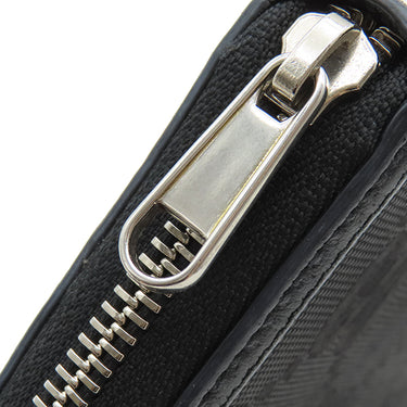 グッチ GUCCI オフ ザ グリッド ジップアラウンドウォレット 625576 ブラック ナイロン レザー 長財布 シルバー金具 黒 ラウンドファスナー