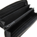 グッチ GUCCI オフ ザ グリッド ジップアラウンドウォレット 625576 ブラック ナイロン レザー 長財布 シルバー金具 黒 ラウンドファスナー