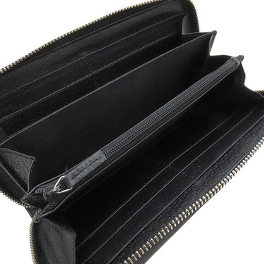 グッチ GUCCI オフ ザ グリッド ジップアラウンドウォレット 625576 ブラック ナイロン レザー 長財布 シルバー金具 黒 ラウンドファスナー