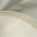 シャネル CHANEL ハーフムーン ホワイト キャビアスキン ショルダーバッグ シルバー金具 白 チェーンショルダーバッグ ココマーク