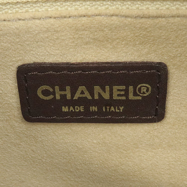 シャネル CHANEL チョコバー ブラウン パテントレザー レザー ボストンバッグ ゴールド金具 茶 ボストンバッグ ココマーク
