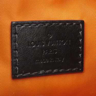 ルイヴィトン LOUIS VUITTON チョーク ナノ M44628 ノワール モノグラムシャドウ ショルダーバッグ ブラック金具 黒 オレンジ クロスボディバッグ