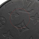 ルイヴィトン LOUIS VUITTON チョーク ナノ M44628 ノワール モノグラムシャドウ ショルダーバッグ ブラック金具 黒 オレンジ クロスボディバッグ