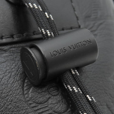 ルイヴィトン LOUIS VUITTON チョーク ナノ M44628 ノワール モノグラムシャドウ ショルダーバッグ ブラック金具 黒 オレンジ クロスボディバッグ