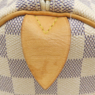 ルイヴィトン LOUIS VUITTON スピーディ 30 N41533 ダミエアズール ダミエアズールキャンバス ハンドバッグ ゴールド金具 白 ボストン 鍵・パドロック欠品