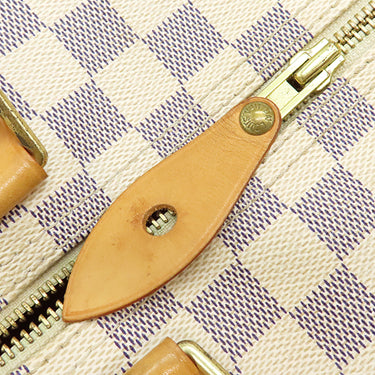 ルイヴィトン LOUIS VUITTON スピーディ 30 N41533 ダミエアズール ダミエアズールキャンバス ハンドバッグ ゴールド金具 白 ボストン 鍵・パドロック欠品