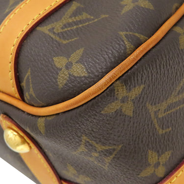 ルイヴィトン LOUIS VUITTON ストレーザ PM M51186 モノグラム モノグラムキャンバス ショルダーバッグ ゴールド金具 茶 肩掛け イニシャル刻印あり