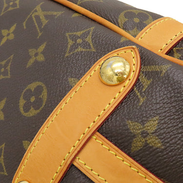 ルイヴィトン LOUIS VUITTON ストレーザ PM M51186 モノグラム モノグラムキャンバス ショルダーバッグ ゴールド金具 茶 肩掛け イニシャル刻印あり