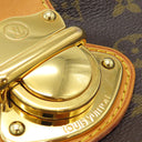 ルイヴィトン LOUIS VUITTON ストレーザ PM M51186 モノグラム モノグラムキャンバス ショルダーバッグ ゴールド金具 茶 肩掛け イニシャル刻印あり