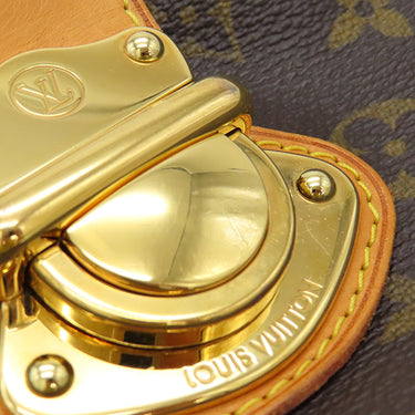 ルイヴィトン LOUIS VUITTON ストレーザ PM M51186 モノグラム モノグラムキャンバス ショルダーバッグ ゴールド金具 茶 肩掛け イニシャル刻印あり