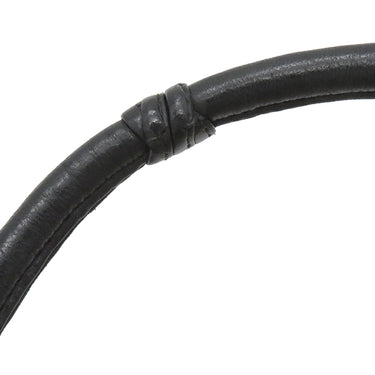 シャネル CHANEL Vステッチ ココマーク ブラック レザー ショルダーバッグ ゴールド金具 黒 肩掛け シェブロン