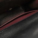 シャネル CHANEL Vステッチ ココマーク ブラック レザー ショルダーバッグ ゴールド金具 黒 肩掛け シェブロン