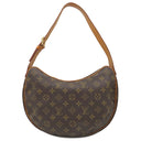 ルイヴィトン LOUIS VUITTON クロワッサン MM M51512 モノグラム モノグラムキャンバス ショルダーバッグ ゴールド金具 茶 肩掛け