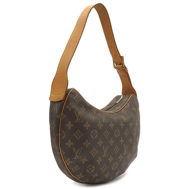 ルイヴィトン LOUIS VUITTON クロワッサン MM M51512 モノグラム モノグラムキャンバス ショルダーバッグ ゴールド金具 茶 肩掛け