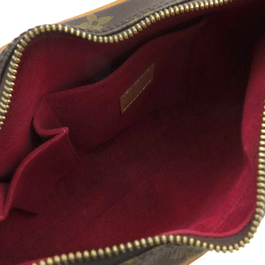 ルイヴィトン LOUIS VUITTON クロワッサン MM M51512 モノグラム モノグラムキャンバス ショルダーバッグ ゴールド金具 茶 肩掛け