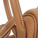 エルメス HERMES リンディ 2 ミニ 20 ゴールド トリヨンクレマンス ショルダーバッグ シルバー金具 新品 未使用 茶