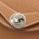 エルメス HERMES リンディ 2 ミニ 20 ゴールド トリヨンクレマンス ショルダーバッグ シルバー金具 新品 未使用 茶