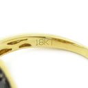 ノンブランド NON BRAND イエローダイヤリング イエローゴールド K18YG ダイヤモンド リング 指輪 18KT 7.5号