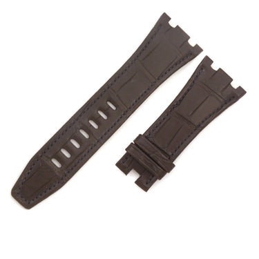 オーデマピゲ AUDEMARS PIGUET ロイヤルオーク用 クロコバンド ブラウン クロコダイル 腕時計パーツ 未使用 純正 替え ベルト ストラップ 28ｍｍ ブラウン 茶