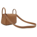 エルメス HERMES リンディ 2 ミニ 20 ゴールド トリヨンクレマンス ショルダーバッグ シルバー金具 新品 未使用 茶 新刻印