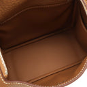 エルメス HERMES リンディ 2 ミニ 20 ゴールド トリヨンクレマンス ショルダーバッグ シルバー金具 新品 未使用 茶 新刻印