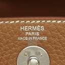 エルメス HERMES リンディ 2 ミニ 20 ゴールド トリヨンクレマンス ショルダーバッグ シルバー金具 新品 未使用 茶 新刻印