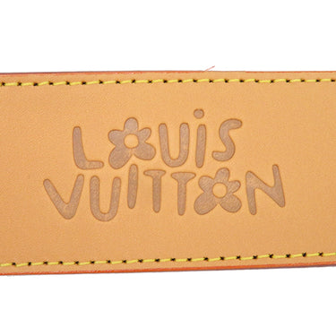 ルイヴィトン LOUIS VUITTON タイラーザクリエイター リバーシブルベルト 90/36 M8586 ブラウン×ベージュ モノグラムクラギーキャンバス ベルト シャンパンゴールド金具 茶
