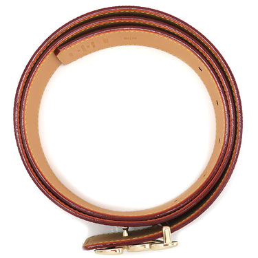 ルイヴィトン LOUIS VUITTON タイラーザクリエイター リバーシブルベルト 90/36 M8586 ブラウン×ベージュ モノグラムクラギーキャンバス ベルト シャンパンゴールド金具 茶