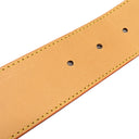 ルイヴィトン LOUIS VUITTON タイラーザクリエイター リバーシブルベルト 90/36 M8586 ブラウン×ベージュ モノグラムクラギーキャンバス ベルト シャンパンゴールド金具 茶