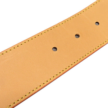 ルイヴィトン LOUIS VUITTON タイラーザクリエイター リバーシブルベルト 90/36 M8586 ブラウン×ベージュ モノグラムクラギーキャンバス ベルト シャンパンゴールド金具 茶