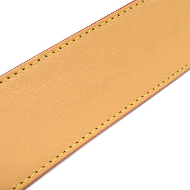 ルイヴィトン LOUIS VUITTON タイラーザクリエイター リバーシブルベルト 90/36 M8586 ブラウン×ベージュ モノグラムクラギーキャンバス ベルト シャンパンゴールド金具 茶