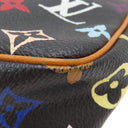 ルイヴィトン LOUIS VUITTON ポシェット アクセソワール M92648 ノワール モノグラムマルチカラーキャンバス アクセサリーポーチ ゴールド金具 黒 ポーチ ハンドバッグ