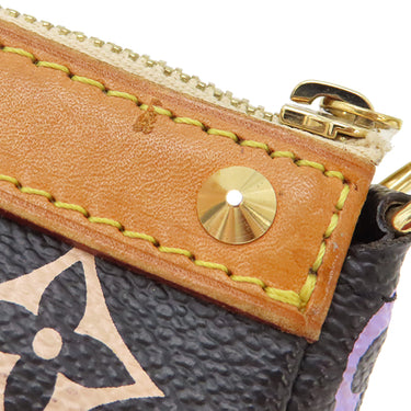 ルイヴィトン LOUIS VUITTON ポシェット アクセソワール M92648 ノワール モノグラムマルチカラーキャンバス アクセサリーポーチ ゴールド金具 黒 ポーチ ハンドバッグ