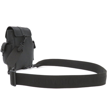 ルイヴィトン LOUIS VUITTON クリストファー XS M58495 ブラック トリヨンレザー ショルダーバッグ マットブラック金具 黒 ボディバッグ