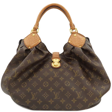 ルイヴィトン LOUIS VUITTON ネオL モノグラム モノグラムキャンバス クロコダイル ハンドバッグ ゴールド金具 茶 ボストン