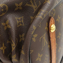 ルイヴィトン LOUIS VUITTON ネオL モノグラム モノグラムキャンバス クロコダイル ハンドバッグ ゴールド金具 茶 ボストン