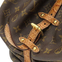 ルイヴィトン LOUIS VUITTON ネオL モノグラム モノグラムキャンバス クロコダイル ハンドバッグ ゴールド金具 茶 ボストン