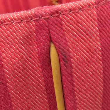 ルイヴィトン LOUIS VUITTON カバPM M94146 ルージュグルナディーヌ デニムキャンバス トートバッグ ゴールド金具 プランソレイユ