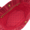 ルイヴィトン LOUIS VUITTON カバPM M94146 ルージュグルナディーヌ デニムキャンバス トートバッグ ゴールド金具 プランソレイユ