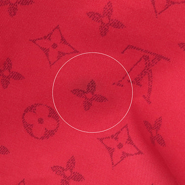 ルイヴィトン LOUIS VUITTON カバPM M94146 ルージュグルナディーヌ デニムキャンバス トートバッグ ゴールド金具 プランソレイユ