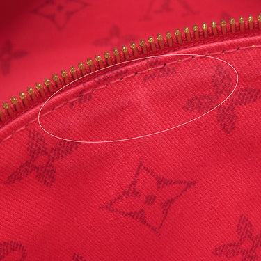 ルイヴィトン LOUIS VUITTON カバPM M94146 ルージュグルナディーヌ デニムキャンバス トートバッグ ゴールド金具 プランソレイユ