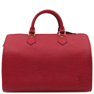 ルイヴィトン LOUIS VUITTON スピーディ 30 M43007 カスティリアンレッド エピレザー ハンドバッグ ゴールド金具 赤  ボストン 鍵・パドロック欠品