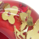 ルイヴィトン LOUIS VUITTON バーグ アンクルージョン レッド プラスチック 樹脂系 リング 指輪 赤 モノグラム 10号