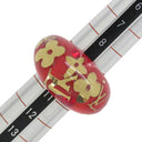 ルイヴィトン LOUIS VUITTON バーグ アンクルージョン レッド プラスチック 樹脂系 リング 指輪 赤 モノグラム 10号