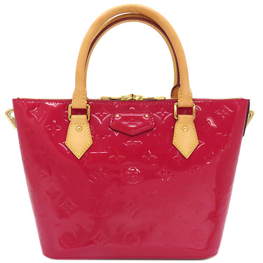 ルイヴィトン LOUIS VUITTON モンテベロ PM M90166 ローズアンディアン モノグラムヴェルニ 2WAYバッグ ゴールド金具 ショルダー トートバッグ パドロック欠品