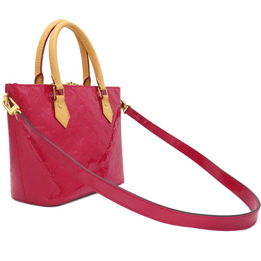 ルイヴィトン LOUIS VUITTON モンテベロ PM M90166 ローズアンディアン モノグラムヴェルニ 2WAYバッグ ゴールド金具 ショルダー トートバッグ パドロック欠品