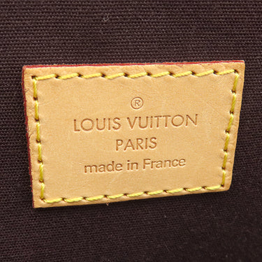 ルイヴィトン LOUIS VUITTON ベルヴュー GM M93589 アマラント モノグラムヴェルニ トートバッグ ゴールド金具 紫